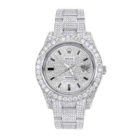 rolex with vvs diamonds price|rolex men's watch diamond bezel.